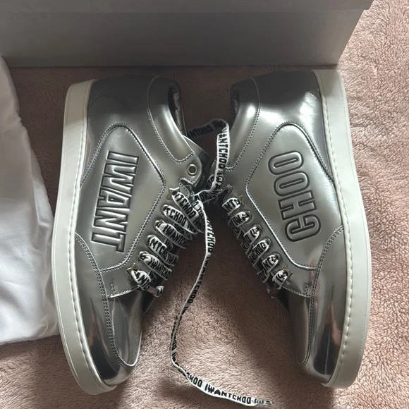Jimmy Choo Silver Miami women’s sneakers - Picture 2 of 7